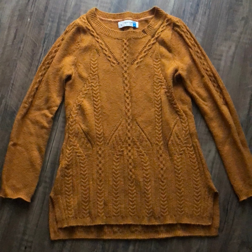 Sparrow Anthropologie Sweater Sz. Medium butternut